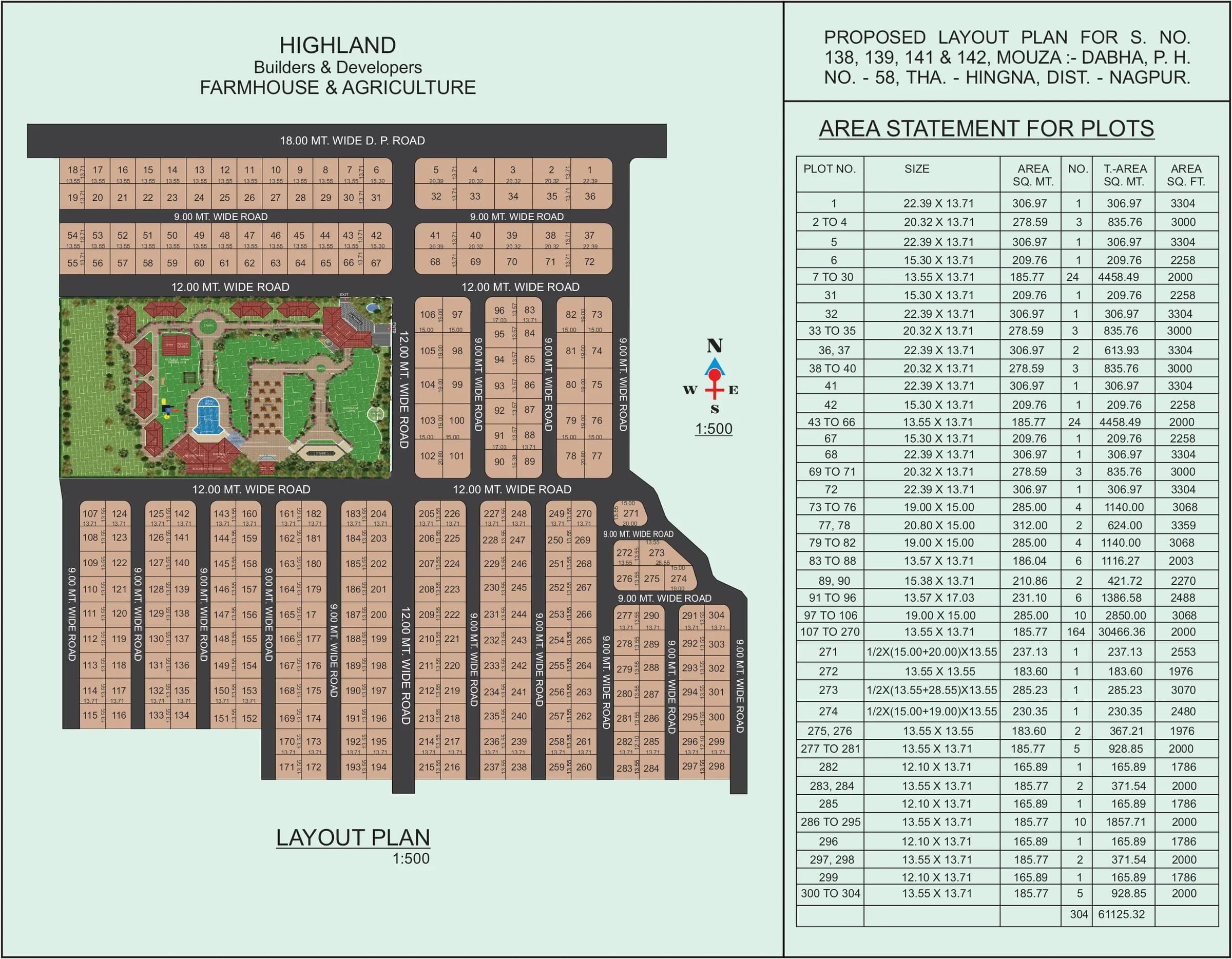 Highland Dates Farms & Resorts layout